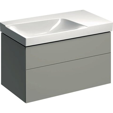 Geberit Xeno2 500.515.00.1 Тумба под раковину, 88x53x46.2см, Серый / Матовое покрытие