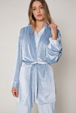 Бархатный кардиган с запахом Admas