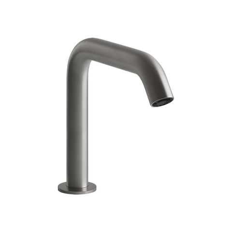 Gessi 316 Flessa 54081#239 Смеситель для раковины, электронный, с кран-фильтром для регулировки температуры и напора воды, цвет Steel Brushed