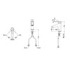 TOTO MH TLS01303R Смеситель для раковины, без донного клапана, цвет: хром