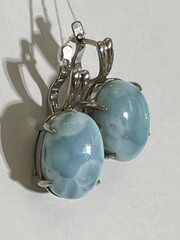 Бильбао (серьги из серебра)