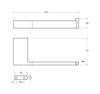 Cezares Slider SLIDER-PH1-01 Держатель туалетной бумаги, цвет: хром