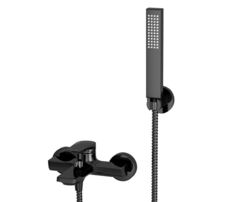 WasserKRAFT Glan 6601 Смеситель для ванны с коротким изливом, цвет: чёрный фото