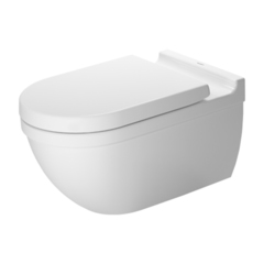Duravit Starck 3 2226090000 Унитаз подвесной, укороченная модель (370x620 мм), цвет: белый фото