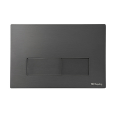 TECE S240521 TECEspring Панель смыва  прямоуг. клав., нерж. сталь, сатин, gun metal PVD, с покрытием против отпечатков пальцев фото