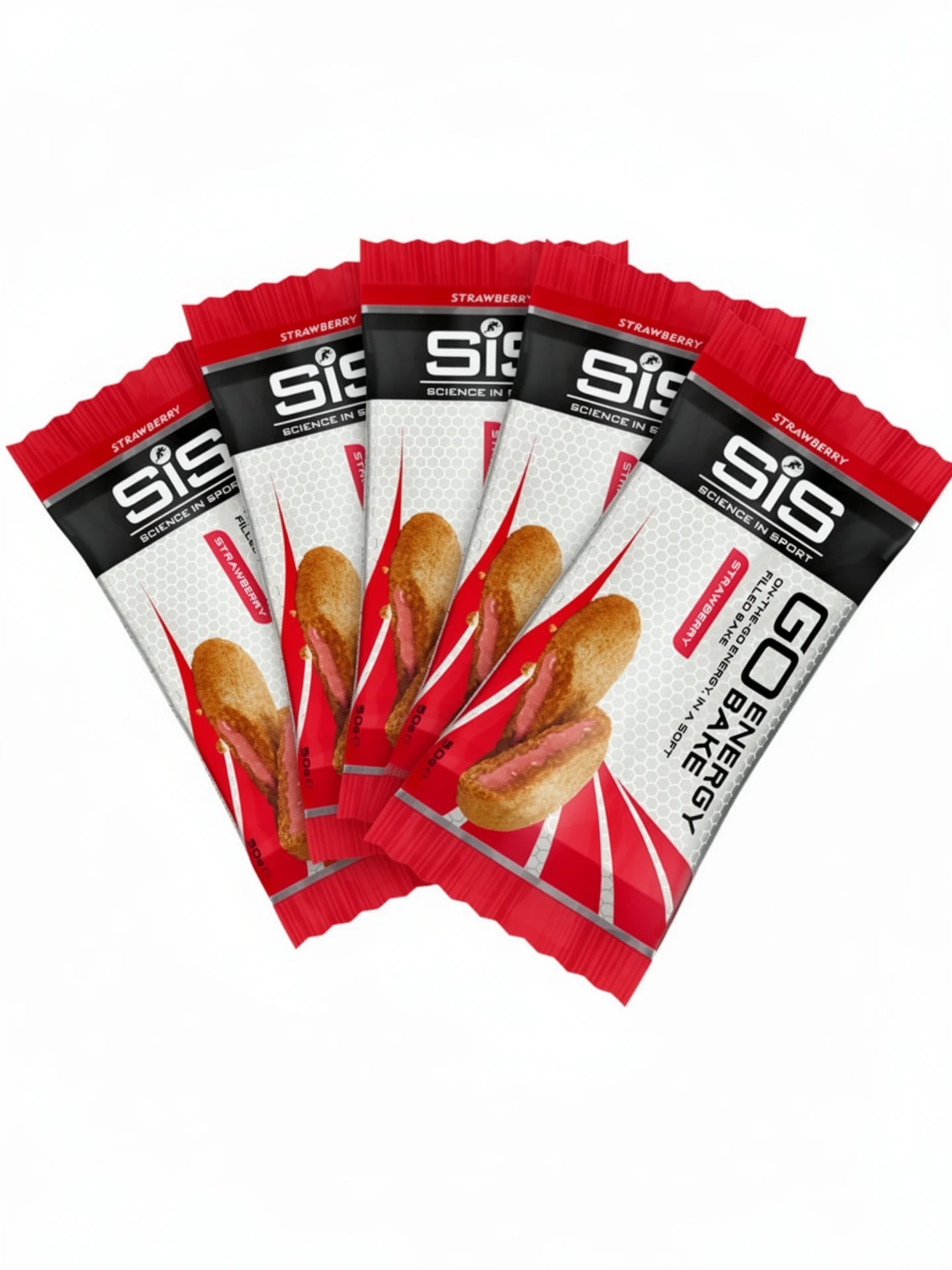 Набор энергетического печенья SIS Go Energy Bake 50 г клубника - 2