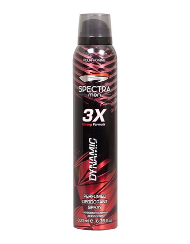 SPECTRA Дезодорант спрей мужской Dynamic, 200 мл