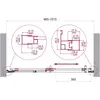 BelBagno LUCE-BF-1-100-C-ORO Душевая дверь