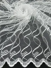 Тюль сетка вышивка 400х270 см