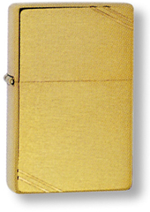Фото Зажигалка ZIPPO 1937 Vintage™ с покрытием Brushed Brass, латунь/сталь, золотистая, 36x12x56 мм