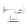 Hansgrohe Raindance Select E 26468400 Душ верхний 31,8х19,1 см 3 режима