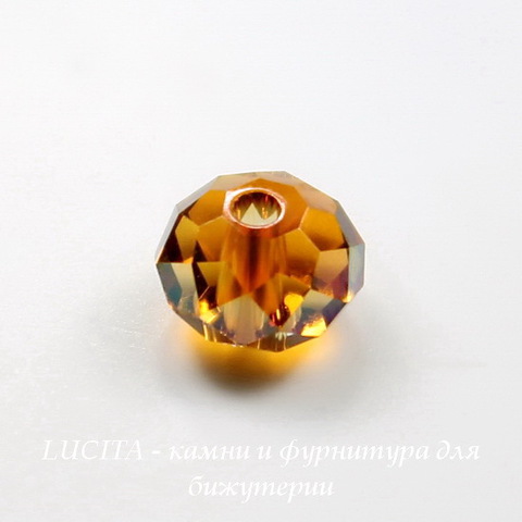 5040 Бусина - рондель с огранкой Сваровски Crystal Copper  6 мм ()