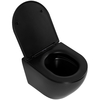 BelBagno BB062CHR-MB/BB062SC-MB Унитаз подвесной безободковый, цвет: чёрный