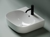 Ceramica Nova Element CN5011 Умывальник накладной прямоугольный пристенный, 49x44.5, цвет: белый