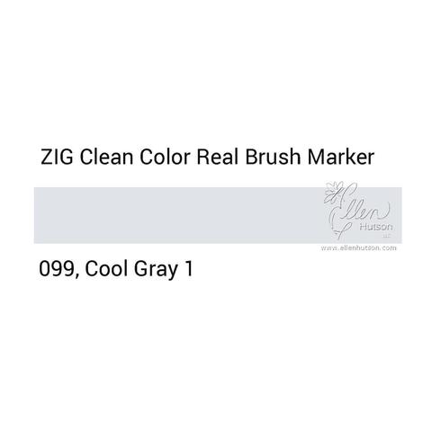 Маркер акварельный ZIG Clean Color Real Brush- штучно - 099