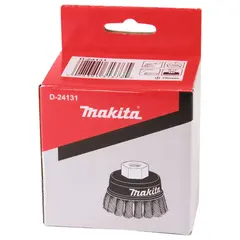 Чашечная проволочная щётка M14x2 75 мм Makita D-24131