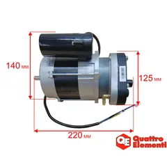 Двигатель эл. переменного тока QUATTRO ELEMENTI QE-65D в сборе с насосом (248-580-047)