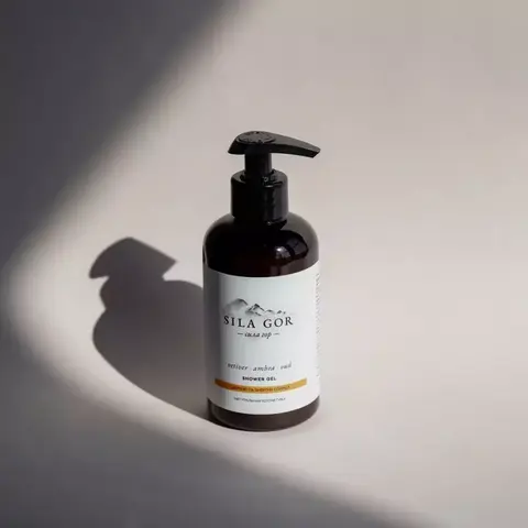 Краснополянская косметика Гель для душа Sila Gor №3 Vetiver, Ambra, Oud, 300 мл