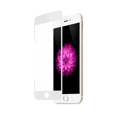 Защитное стекло 3D для Apple iPhone 7 / 8 / SE2020 / SE2022, белая рамка