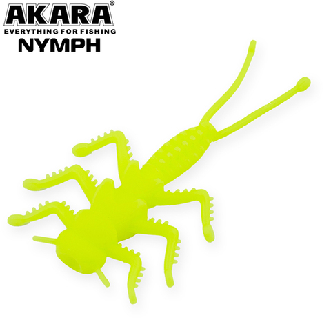 Нимфа Akara Nymph 04Y (8 шт.) 45мм