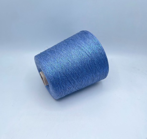 Industria Italiana (пр.Италия),art- Frizzante 3500 м/100гр, 70%Вискоза, 15%Металлик(Люрекс), 15%Полиамид, цвет-Голубой(440/901). арт-35954