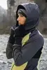 УЦЕНКА-Женская тренировочная куртка с капюшоном Nordski Hybrid Hood black-yellow - 11