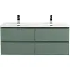 BelBagno KRAFT-1200-4C-SO-VO База под раковину подвесная с фрезерованными ручками по всей длине фасада с чет-мя выкатн. ящ., Еловый Мат., 1200x455x500