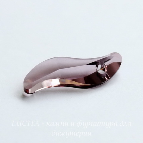 6525 Подвеска Сваровски Wave Crystal Antique Pink (19 мм) ()