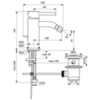 Ideal Standard Ceraline BC197XG Однорукоятковый смеситель для биде