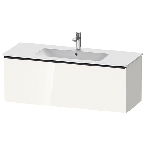 Duravit D-Neo DE426402222 Тумбочка подвесная, 440x1210x462, 1 ящик, цвет: белый высокоглянцевый