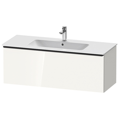 Duravit D-Neo DE426402222 Тумбочка подвесная, 440x1210x462, 1 ящик, цвет: белый высокоглянцевый фото