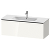 Duravit D-Neo DE426402222 Тумбочка подвесная, 440x1210x462, 1 ящик, цвет: белый высокоглянцевый