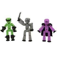 Фигурки Stikbot, Off the Grid Raptus, 3 шт, TST614R