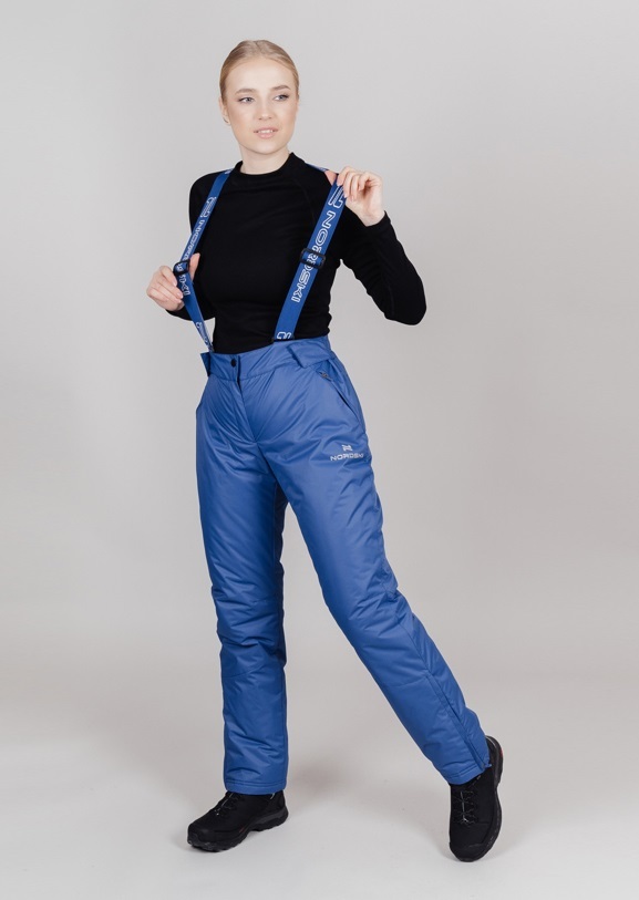 Nordski Premium утепленные лыжные брюки женские true blue