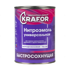 ЭМАЛЬ НЦ-132 СЕРАЯ 0,7 КГ (14) "KRAFOR"