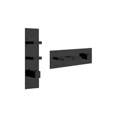 Gessi Rettangolo 43032#299 Встраиваемый термостат, подключение на 3/4”, с 5ю выходами и селектором(внешние части), цвет: черный фото