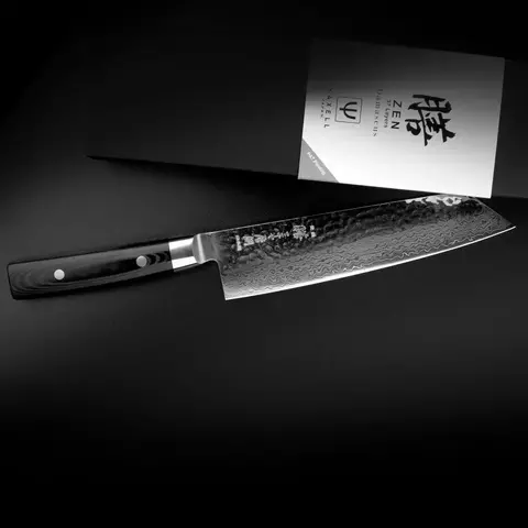 Нож кухонный Kiritsuke 20 см ( 37 слоев) дамасская сталь YAXELL Zen арт.YA35534