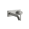 Gessi 316 54088#239 Встраиваемый смеситель с изливом 147мм (внешние части), цвет: steel brushed