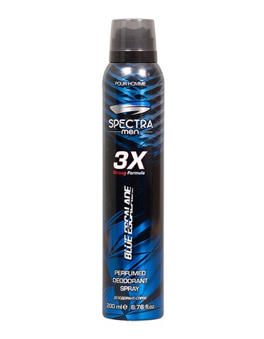 SPECTRA Дезодорант спрей мужской Blue Escalade, 200 мл
