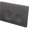 BelBagno BB-03C-GM Кнопка смыва, оружейная сталь