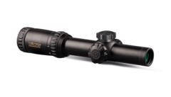 Оптический прицел Konuspro M-30 1-6х24, 30мм, Center Dot, гравированная, подсветка красная/голубая,1/2 МОА, 485г