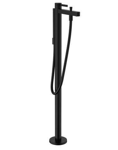 Hansgrohe Finoris 76445670 Напольный смеситель для ванны (чёрный матовый)