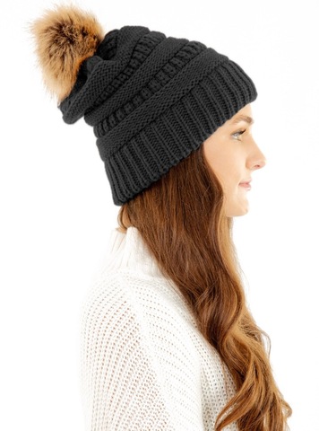 Картинка шапка Skully Wear MQZZM-430 dark grey - 11