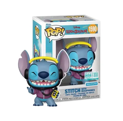 Funko POP! Disney. Lilo & Stitch: Stitch with Music Headphones (1590)