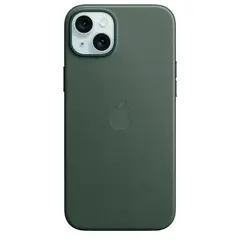 Тканевый чехол с поддержкой MagSafe Apple FineWoven Case для iPhone 15 Plus, Evergreen (Вечнозеленый)