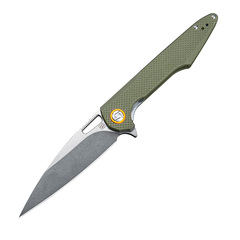 Фото Складной нож Artisan Archaeo, сталь D2, рукоять G10, green