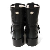 Сапоги кожаные с мехом DSQUARED2