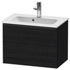 Duravit D-Neo DE426801616 Тумбочка подвесная, Compact 440x610x372, 1 ящик, цвет: Black Oak