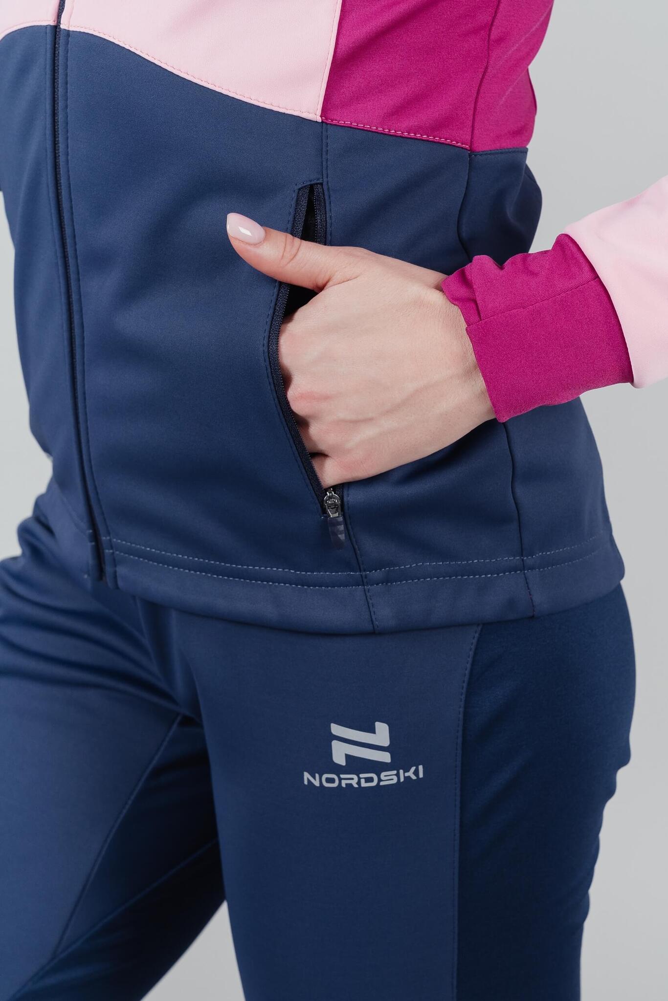 Женский лыжный костюм Nordski Pro candy pink - 11