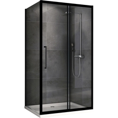 Abber Schwarzer Diamant AG30120BH-S50B Душевой уголок, 120x50x195, цвет: чёрный фото